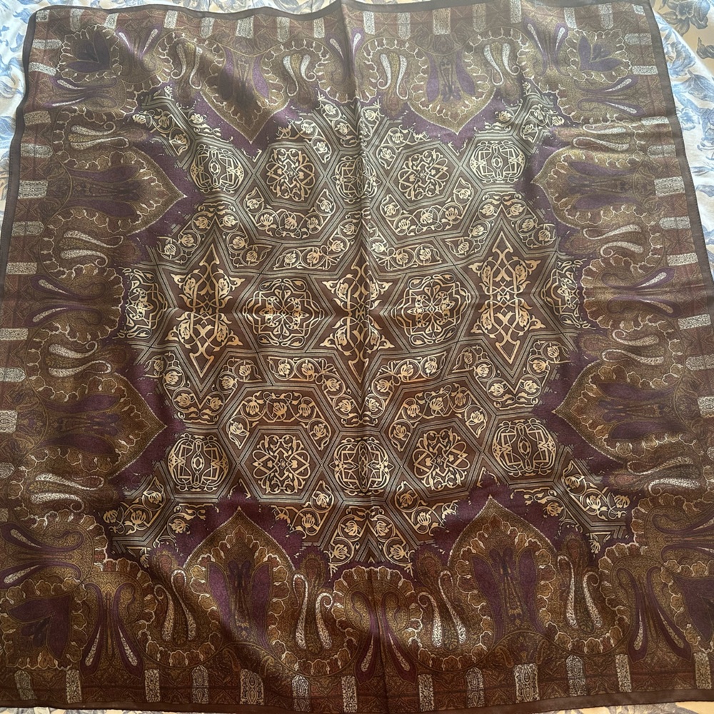 Vintage Lord & Taylor Japanese Wool Scarf Large Beautiful made in Japan scarves